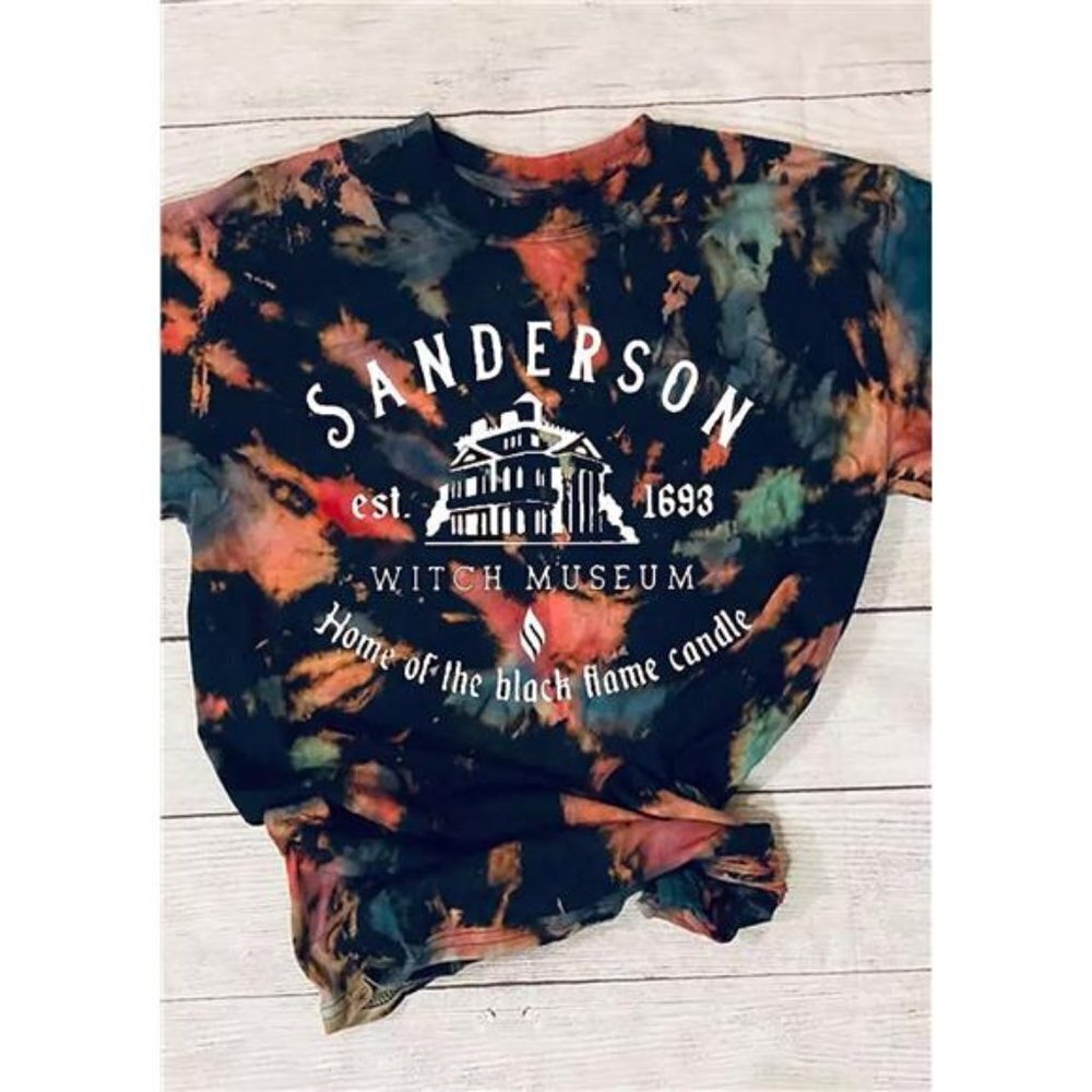 Sanderson Sisters Halloween Shirt Women Hocus Pocus Tshirt Fall Shirts - Picture 2 of 2